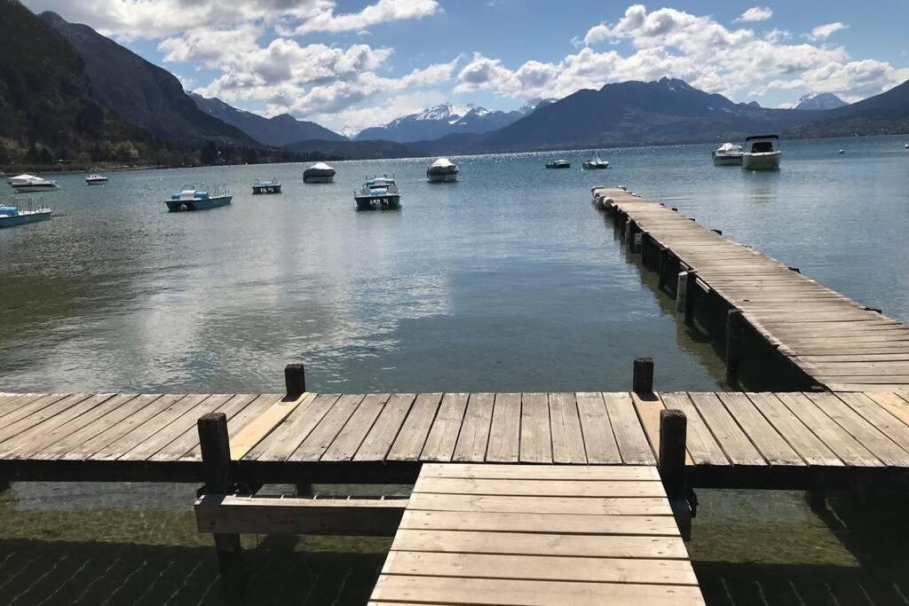 Chez Jacques - Terrasse Avec Vue Lac Et Montagne Annecy Esterno foto